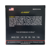 DR Strings Lo-Rider Bass Guitar Strings - 5-Strings - Custom Med (45-130)