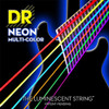 Dr Strings Hi-Def Neon Multi-Color Coated Electric Guitar Strings - Lite (9-42)