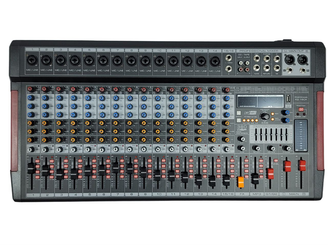 Zenderman KG-120X 12chan Mixer w/USB