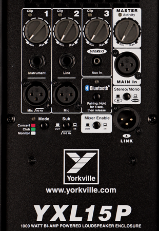 Yxl Yorkville Powered Speakers Yorkville YXL Active Loudspeaker 15