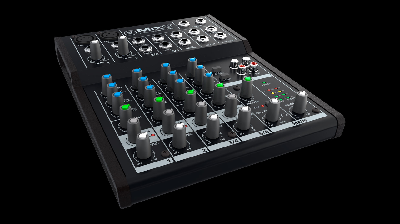 Mackie MIX-8 8-Channel Compact Mixer