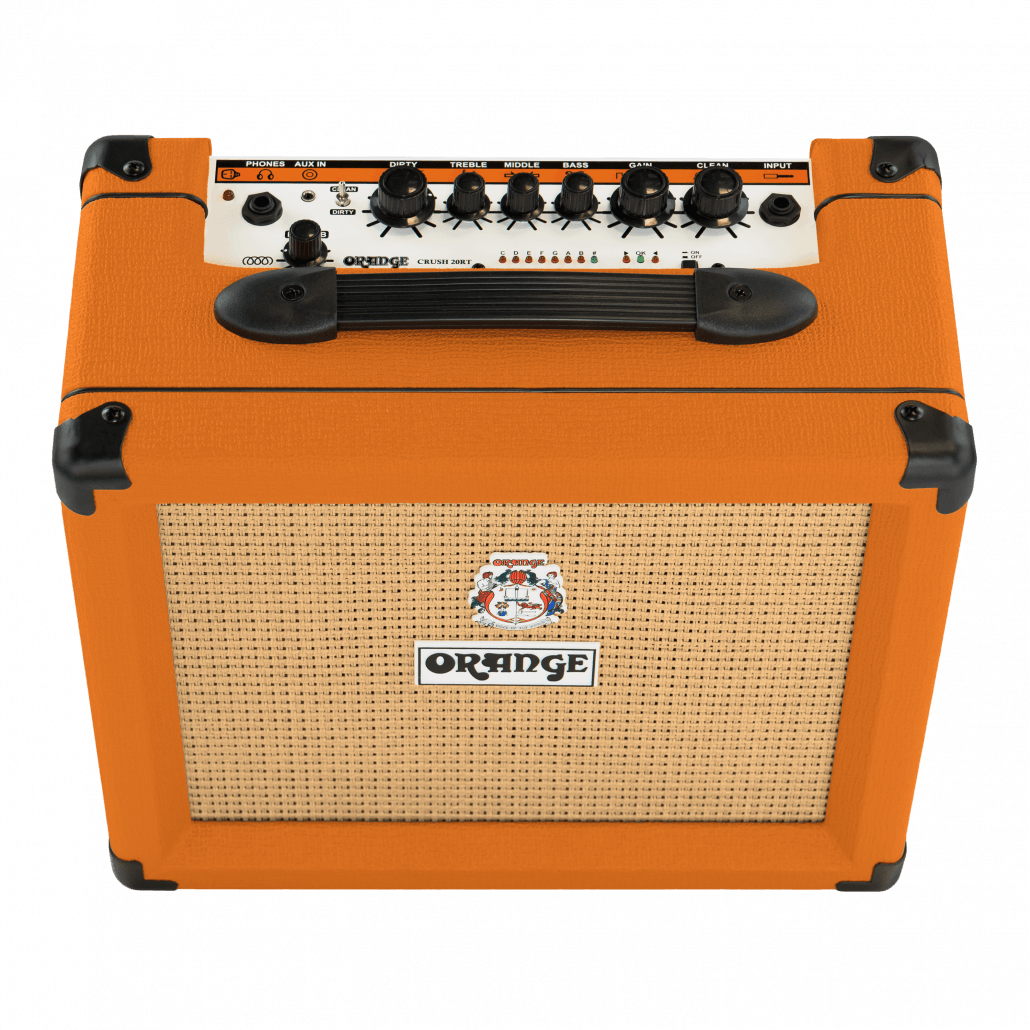Orange Reverb Unit Orange Crush20RT Combo Guitar Amplifier w/ Reverb & Tuner - 20W, 1x8 ...