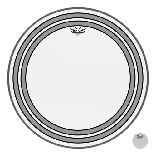 Remo Powersonic Clear Bass Drumhead - 22"