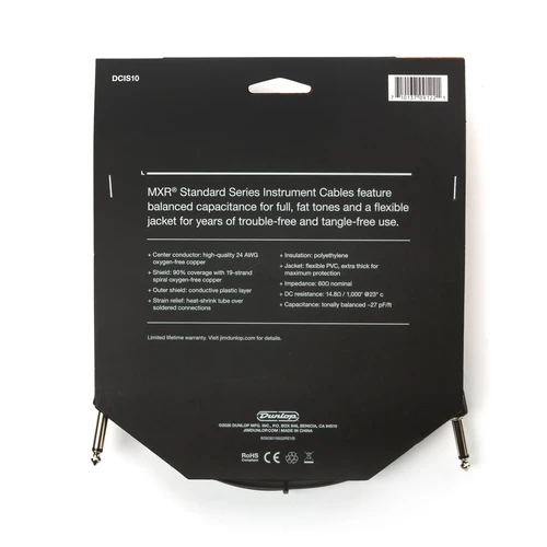 MXR Standard Series Instrument Cable - 10'