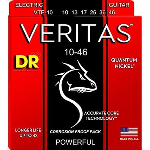 Dr Strings Veritas Accurate Core Technology Medium Electric Guitar Strings (10-46) VTE-10