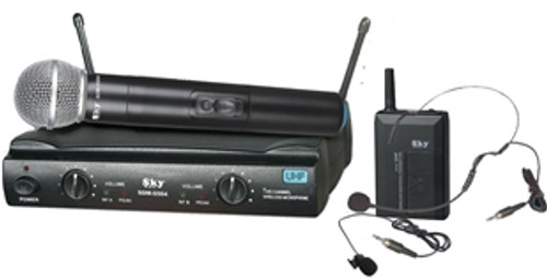 SKY SDM-5504 DUAL  HHELD & Lavalier WIRELESS SYSTEM