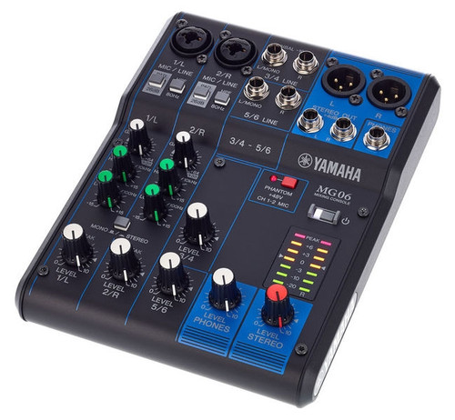 Yamaha MG06  6-channel Analog Mixer