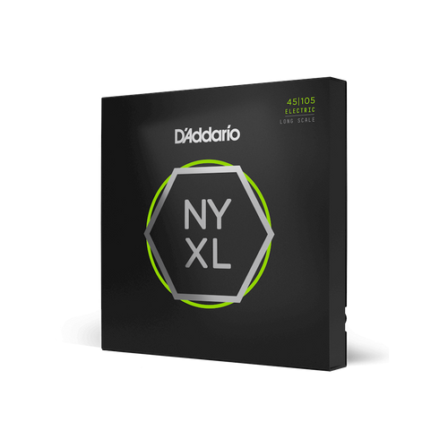 D'Addario NYXL45105 Nickel Wound Bass Guitar Strings - 4-String - Regular Light (45-105) Long Scale