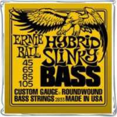 Ernie Ball Hybrid Slinky Roundwound Bass Strings (2833)