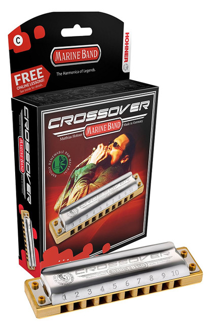 Hohner Inc. M2009BX-C Marine Band Crossover Harmonica, C