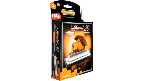 Hohner Progressive Series 560 Special 20 Harmonica, Key of A