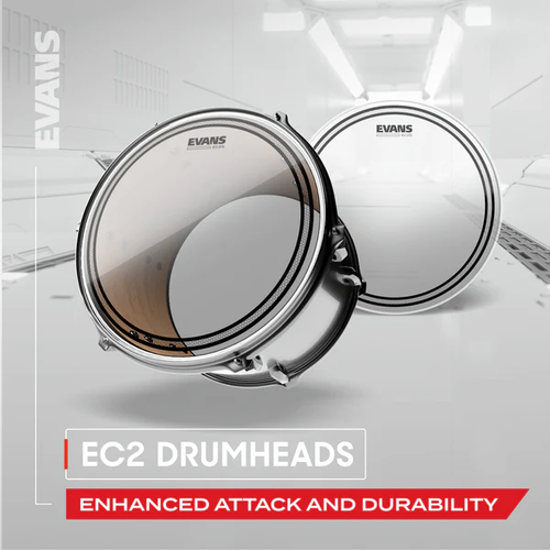 Evans EC2S Frosted SST Snare Drumheads