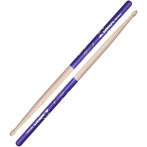 Zildjian Purple Dip Drum Sticks 5b Wood