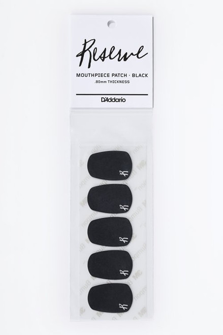 D’Addario Reserve Mouthpiece Patches, Black, 5-Pack RMP01B