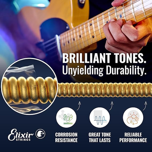 Elixir Optiweb Electric Guitar Strings - Super Light (9-42)
