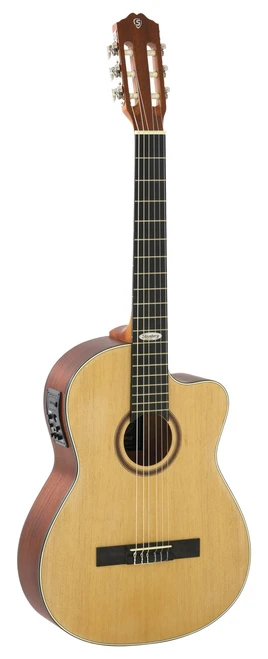 Strinberg SC200C Classical Electric Guitar w/ Built-In Preamp & Tuner 