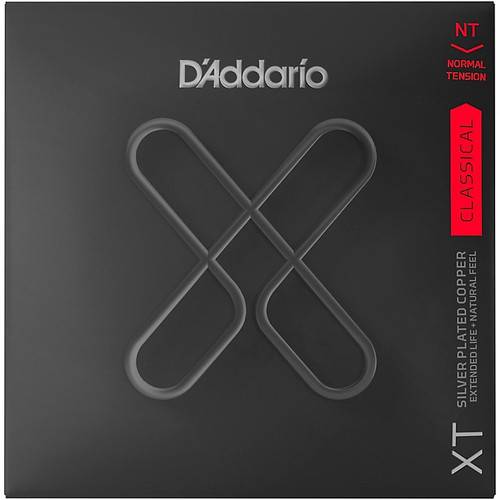 D'Addario XTC45 Silver Plated Copper Classical Guitar Strings Normal Tension