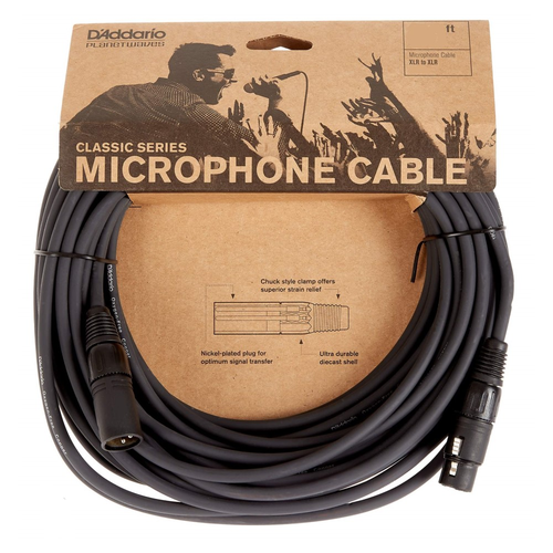 D'Addario Classic Series Microphone Cable - 50'