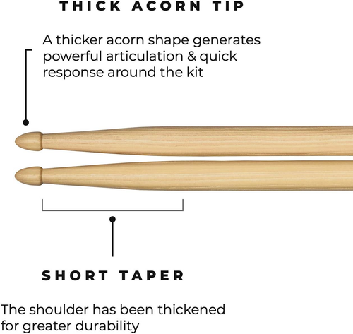 Meinl SB108 Heavy Drumstick - 5A Wood Tip Meinl SB108 Heavy Drumstick - 5A Wood Tip