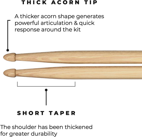 Meinl SB109 Heavy Drumstick - 5B Wood Tip Meinl SB109 Heavy Drumstick - 5B Wood Tip