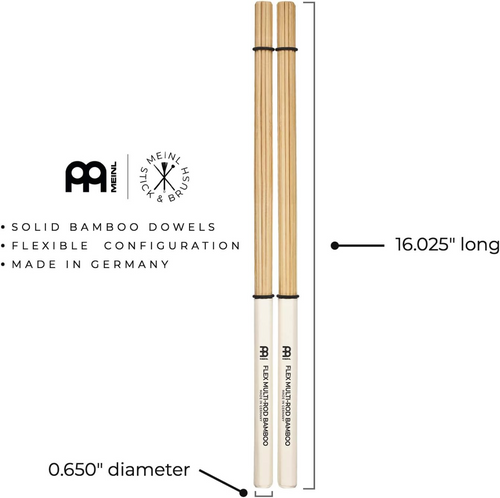 Meinl SB202 Multirod Bamboo Flex Bundle Sticks Meinl SB202 Multirod Bamboo Flex Bundle Sticks
