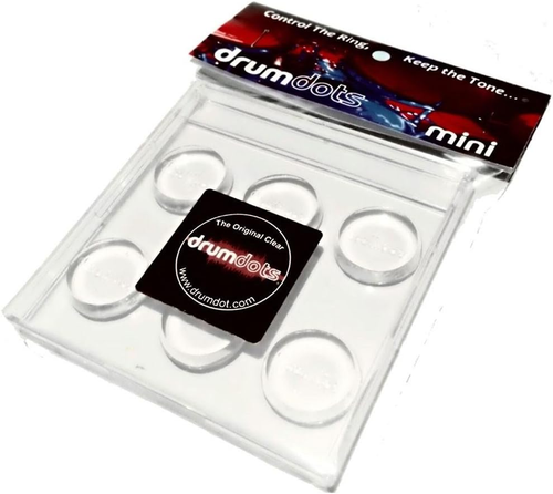 DrumDots Mini Dampening Pads, 6 Pack