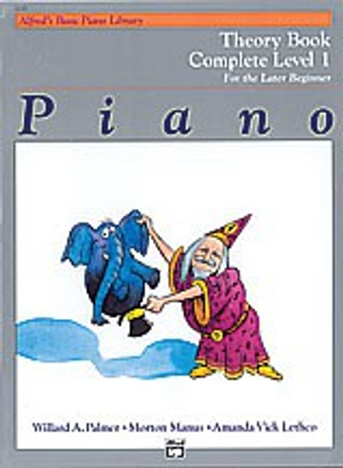 Alfred's Basic Piano Library: Theory Book Complete 1 (1A/1B)