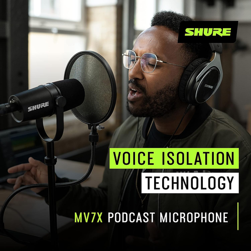 Shure MV7X Podcast Microphone Shure MV7X Podcast Microphone