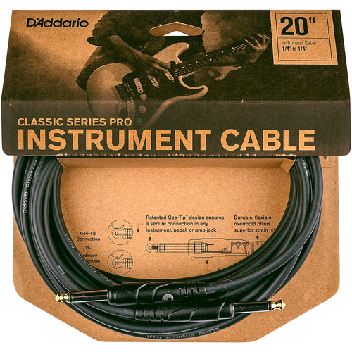 D'Addario Classic Pro Instrument Cable - 20'