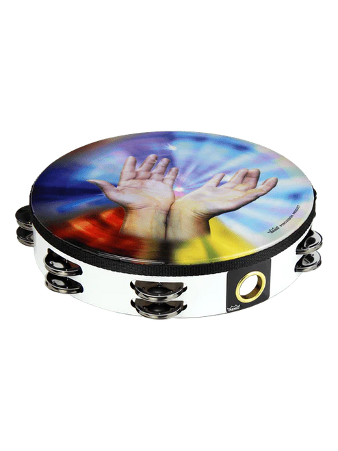 Remo Tambourine - Double Row, Sharing Hands - 10"