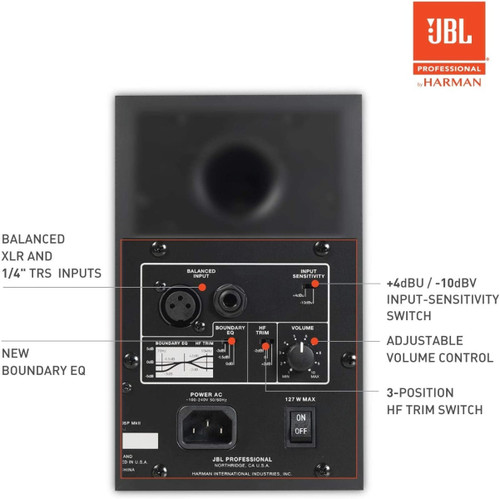 JBL 306PMKII Professional Studio Monitor - 6" (**PAIR**) JBL 306PMKII Professional Studio Monitor - 6" (**PAIR**)