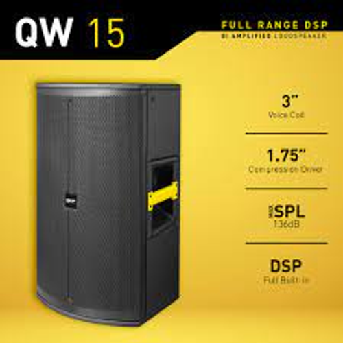 SKP Pro Audio QW15 Wooden Loudspeaker - 15" w/ TWS Bluetooth