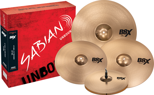 Sabian B8X Performance Set Plus - 14HH/16TC/18TC/20R