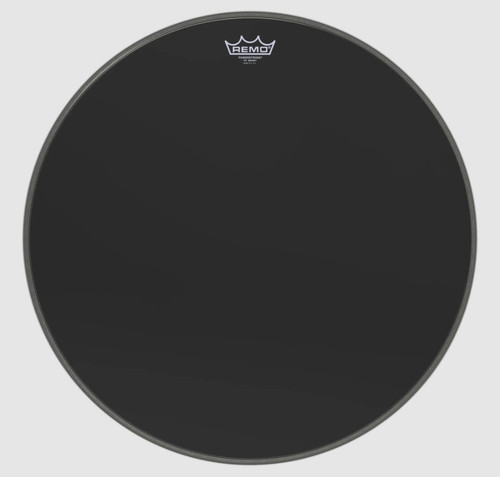 Remo Powerstroke P3 Ebony Bass Resonant Drumhead - 22"