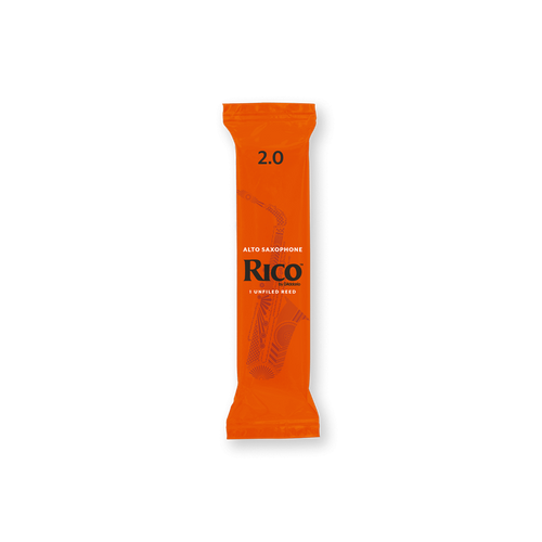 Rico Alto Sax Reed - Strength #2.0 - Individually Packaged