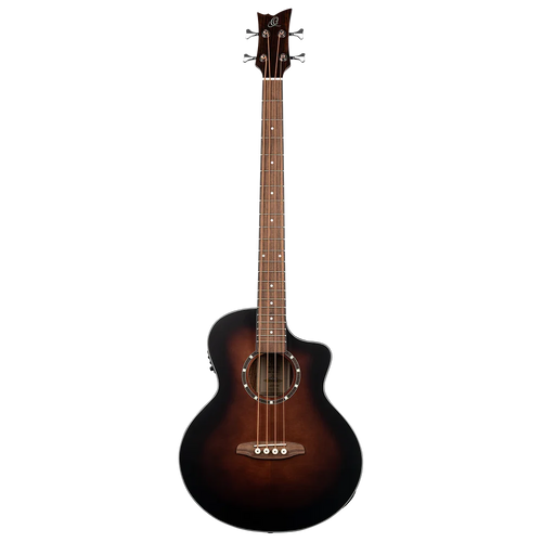 Ortega Deep7 Series 4-String Acoustic Bass - Bourbon Fade
