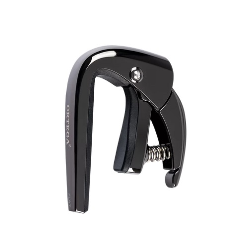 Ortega True Note Capo for Classical Guitars - Flat Radius - Black
