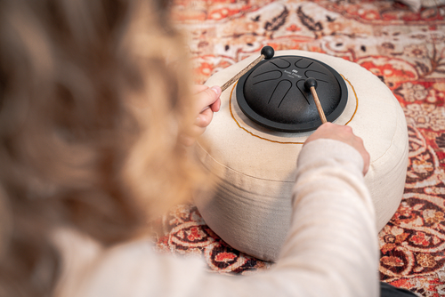 Meinl Sonic Energy Mini Steel Tongue Drum - 6" Black