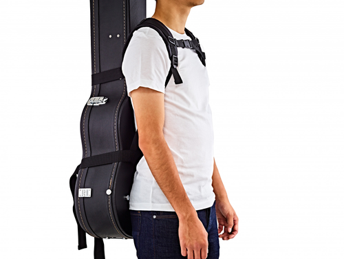 Ortega OBPS Universal Guitar Hard Case Backpack Strap System