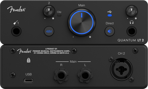 Fender Quantum LT2 2x2 USB-C Audio Interface