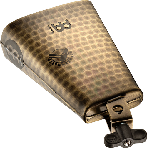 Meinl Percussion Hand Hammered Steel Cowbell - 6.25" - Gold Finish