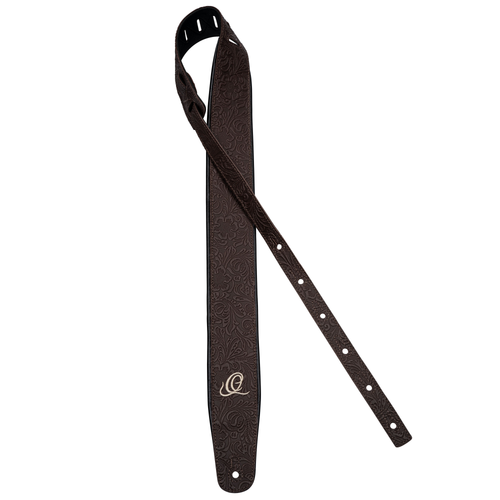 Ortega 2-Layer Byzantine Leather Guitar/Bass Strap