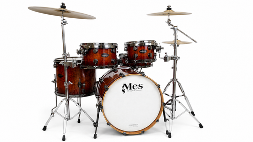 MES Poison Birch/Bubinga 5pc Drum set with Cymbal Pack