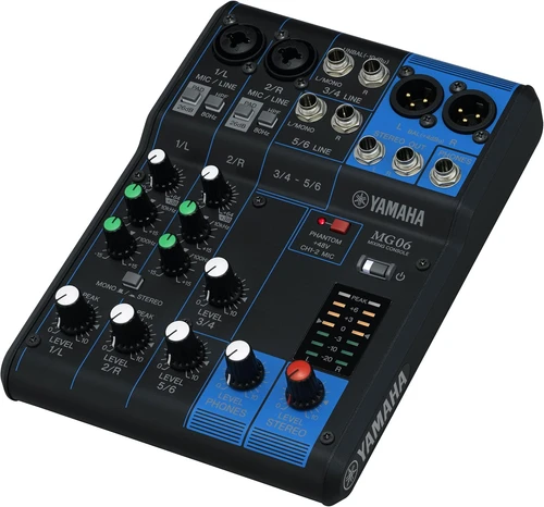 Yamaha MG06X Analog Mixer with Effects - 6-Channel