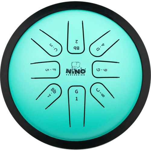 Nino Mini Melody Steel Tongue Drum - Small - G Minor (Seafoam Green)