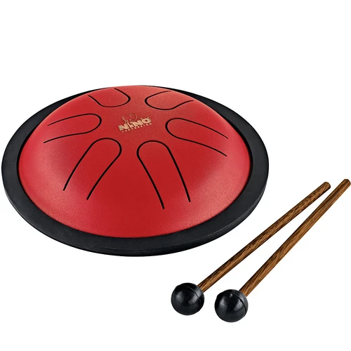 Nino Mini Melody Steel Tongue Drum - 6" - Red