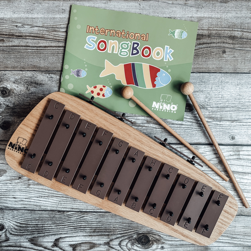 Nino Percussion Glockenspiel w/Mallets  - C Major Scale