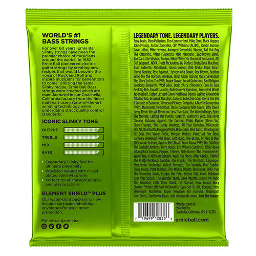 Ernie Ball 2836 Slinky Bass Strings - 5-String - Regular Slinky (45-130)