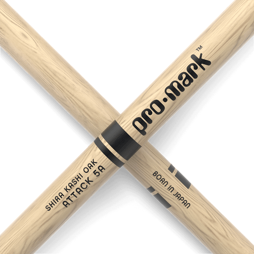Promark Classic Attack Shire Kashi OakDrumsticks – 5A, Nylon Tip