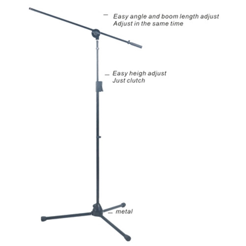 Apextone Boom Mic Stand w/ Clutch Arm